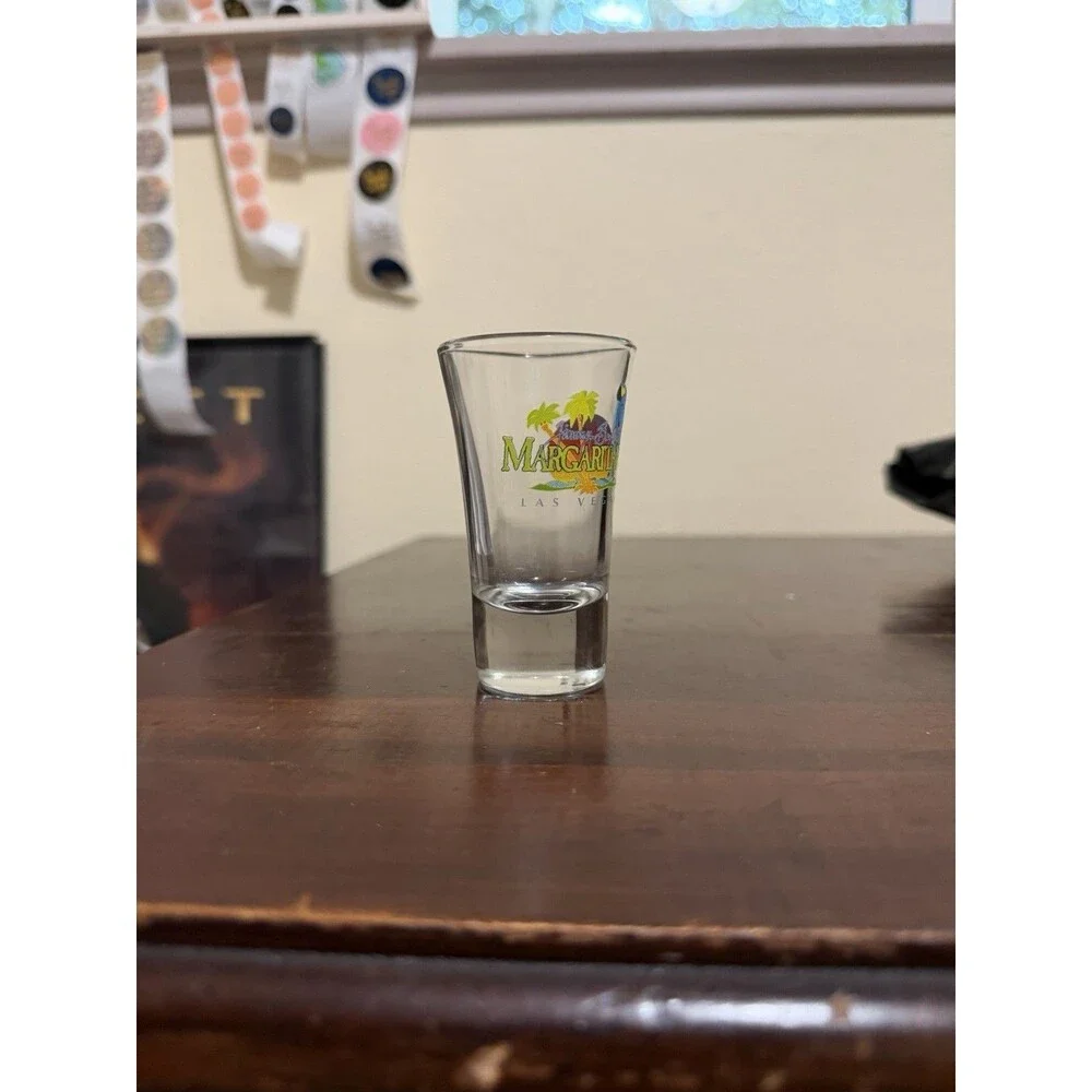 Jimmy Buffett Margaritaville Las Vegas Logo Shot Glass
